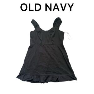 NWT OLD NAVY Fit and Flare Puff Sleeve Dress XLP